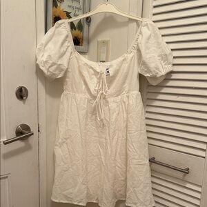Princess Polly Cream Puff Sleeve Dress